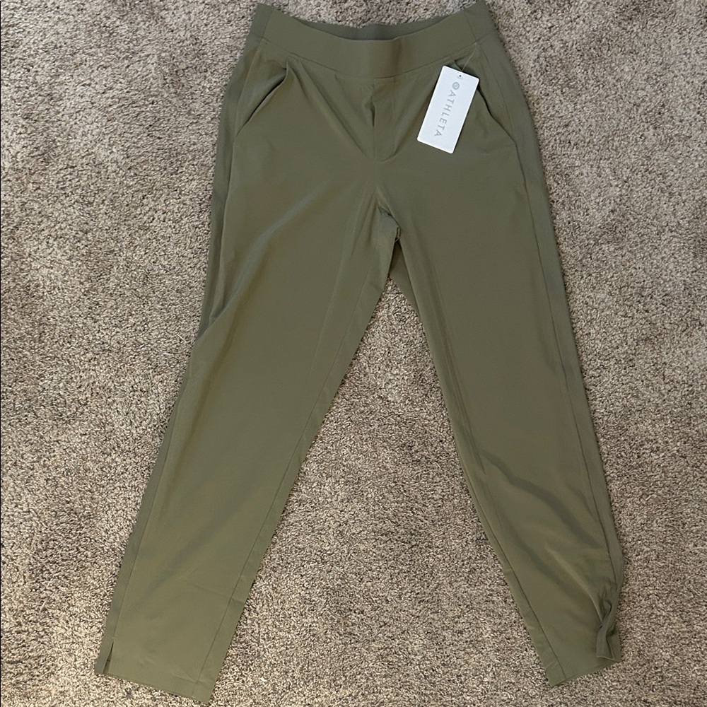 Athleta Olive Slim Tapered Ankle Pants